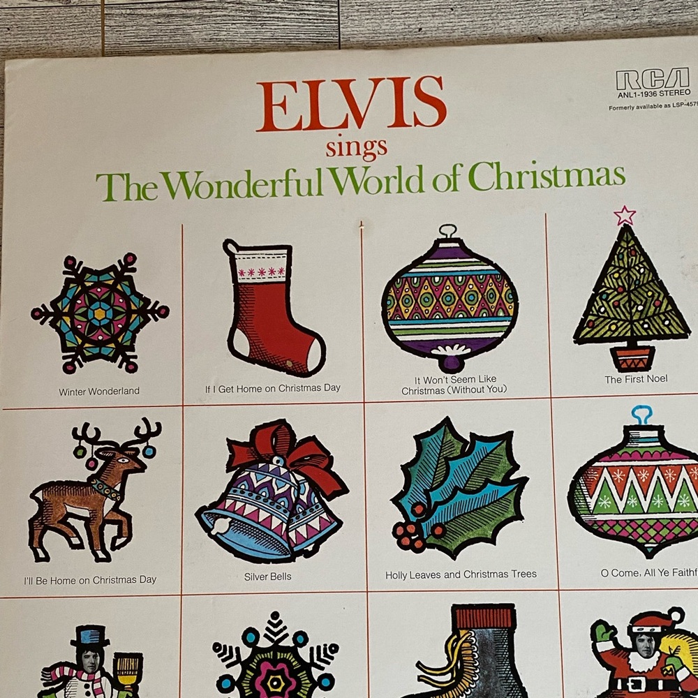 Vinyl record Elvis Christmas Album